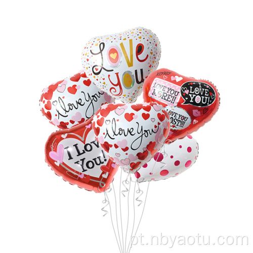 Novos produtos 18 polegadas coragem vermelha em forma de borracha balões cheios de borracha de namorado decoração de decoração de hélio globos